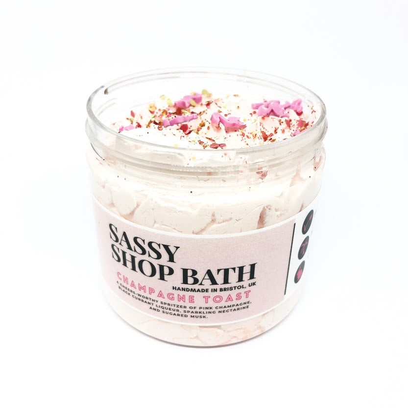 Sassy Shop Bath Whipped Soap - Champagne Toast - ScentiMelti Home Fragrance, Beauty & Gifts UK