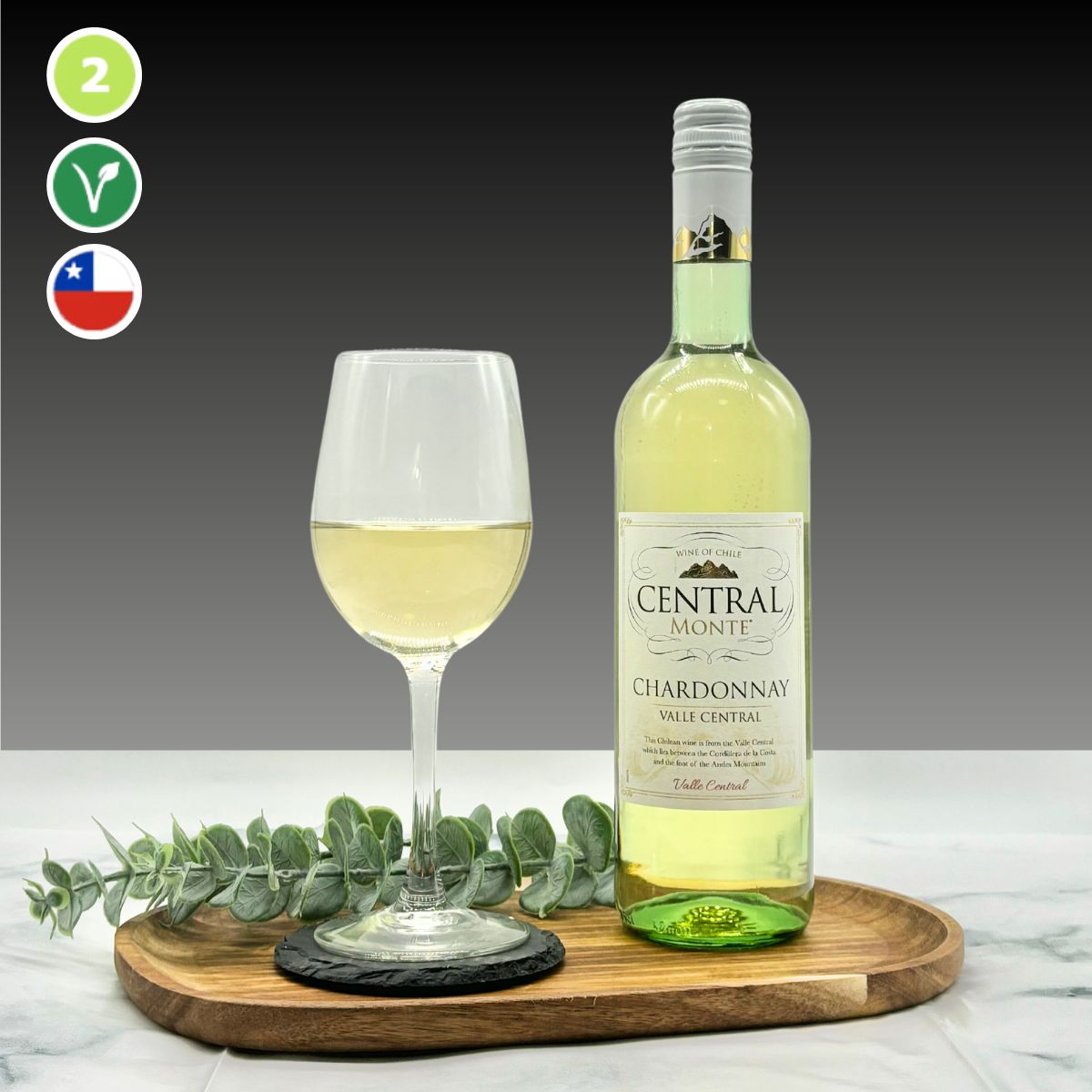 Central Monte Chardonnay 75cl - ScentiMelti Home Fragrance, Beauty & Gifts UK