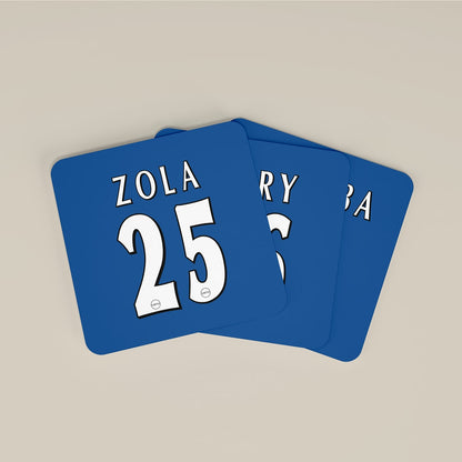 Chelsea Premier League Legends Football Coasters - Set of 4 MOTM Football ScentiMelti Wax Melts