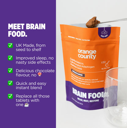 BRAIN FOOD. Calm & Unwind | 240g & Free Mixer! - ScentiMelti Home Fragrance, Beauty & Gifts UK