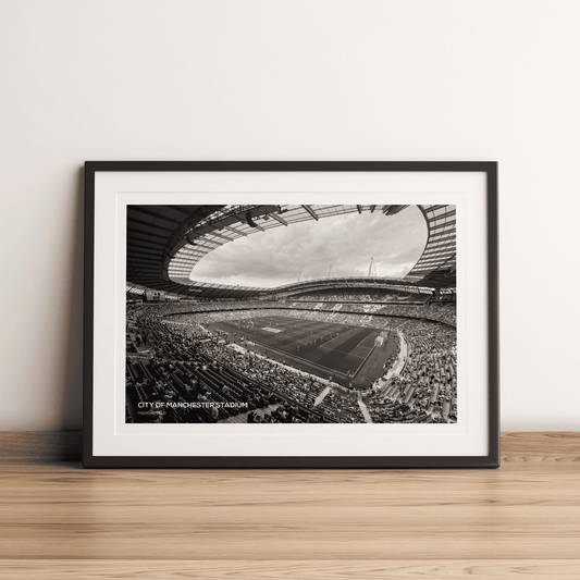 City of Manchester Stadium Photography Print - ScentiMelti Home Fragrance, Beauty & Gifts UK