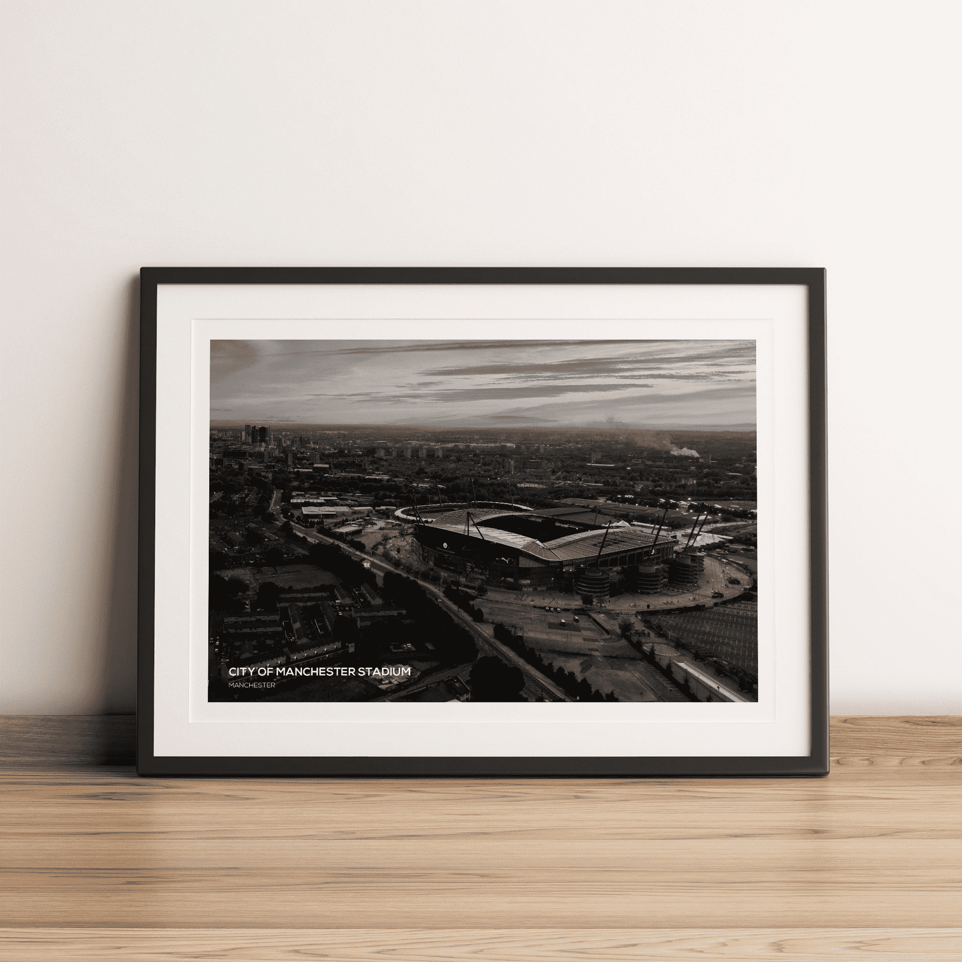 City of Manchester Stadium Outside Photography Print - ScentiMelti Home Fragrance, Beauty & Gifts UK