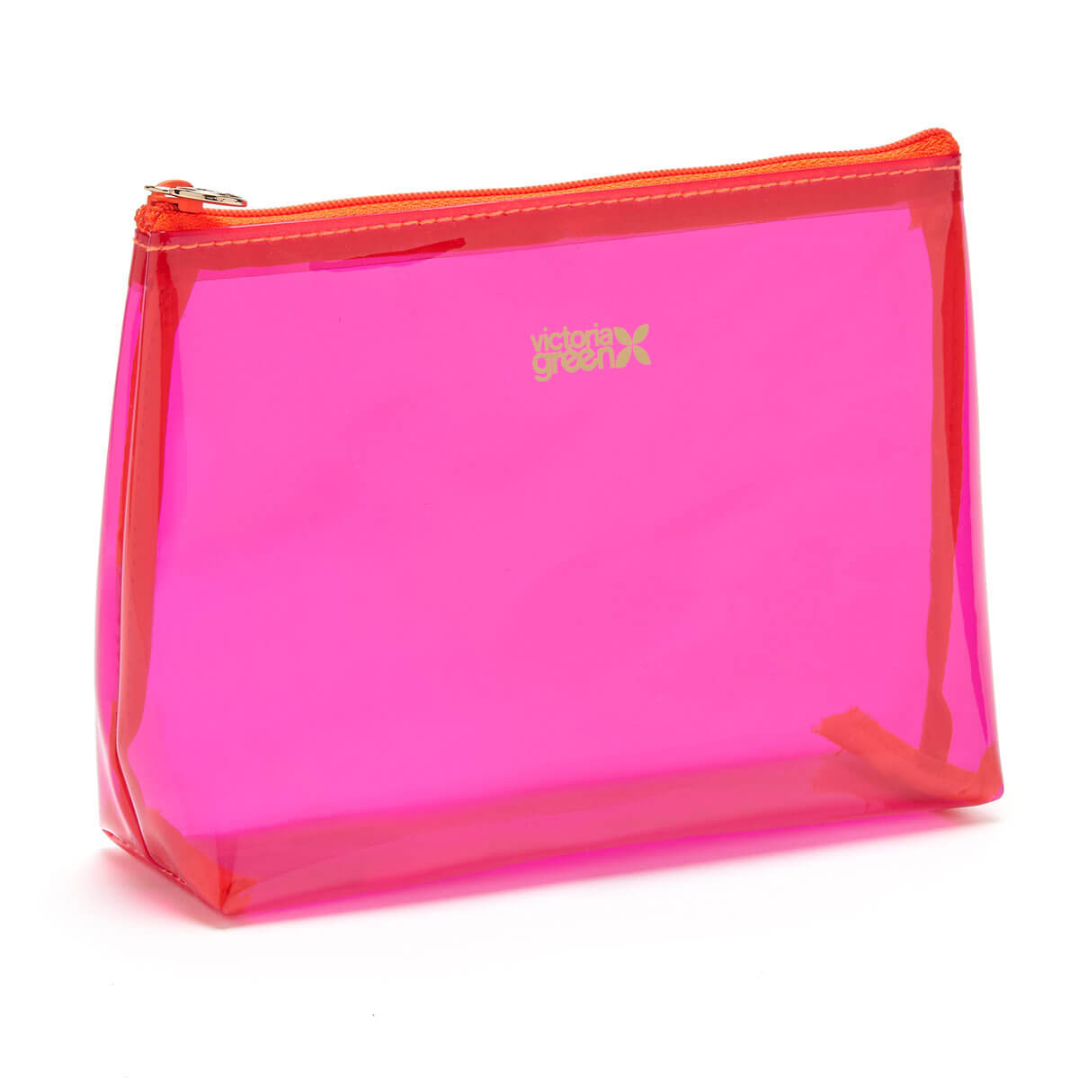 'Mia' Makeup Bag in Clear Pink - ScentiMelti Home Fragrance, Beauty & Gifts UK