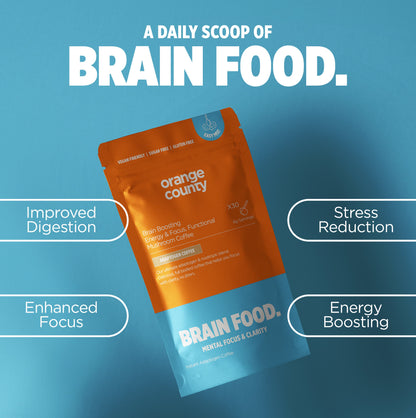 BRAIN FOOD. Focus Coffee | 200g & Free Mixer! - ScentiMelti Home Fragrance, Beauty & Gifts UK