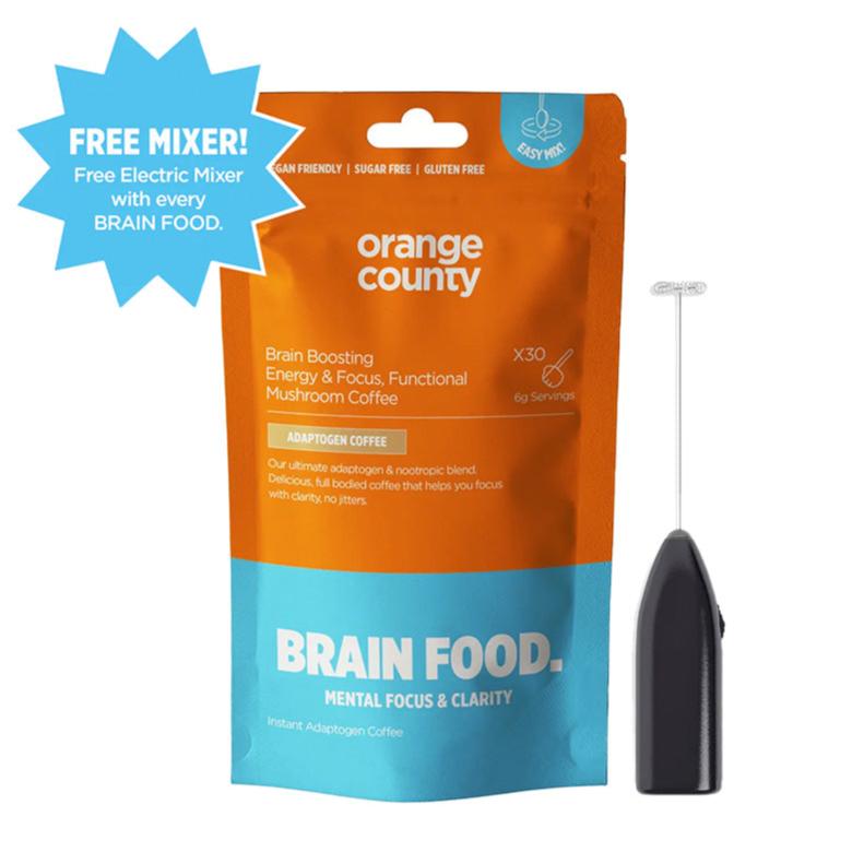 BRAIN FOOD. Focus Coffee | 200g & Free Mixer! - ScentiMelti Home Fragrance, Beauty & Gifts UK