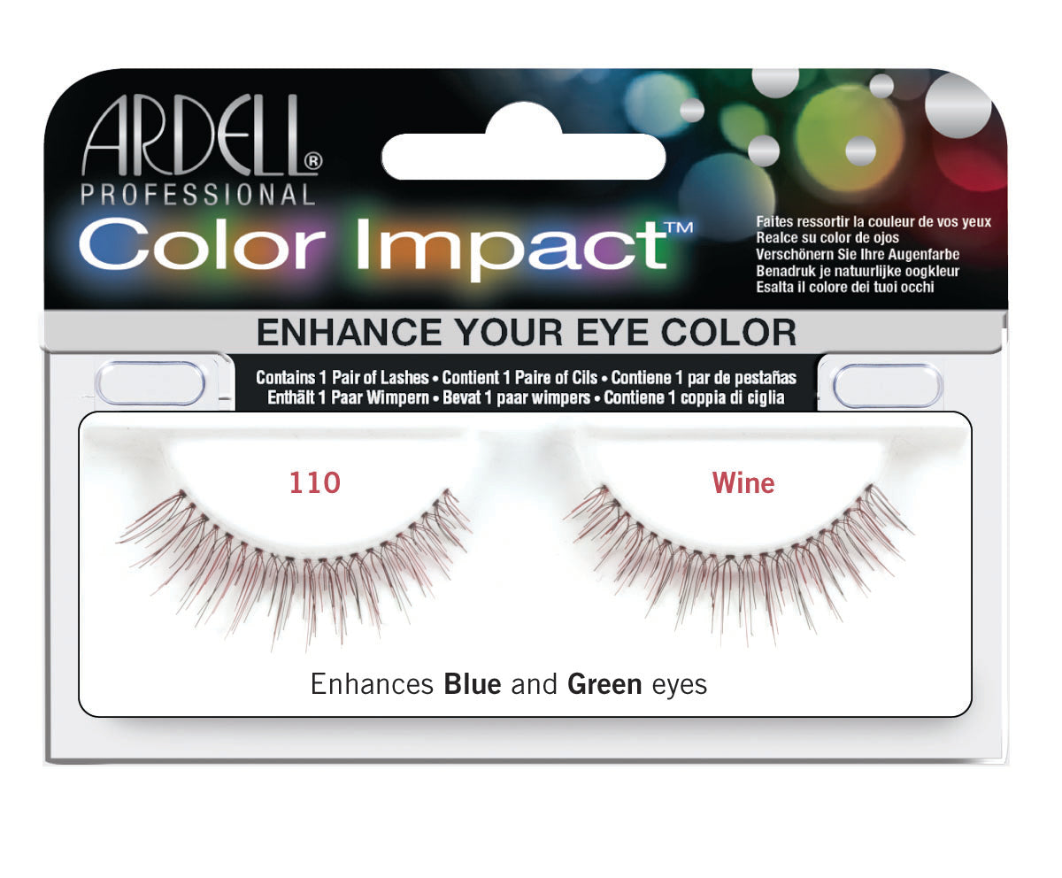 Ardell Color Impact Lash 110, Wine, 1 pair - ScentiMelti Home Fragrance, Beauty & Gifts UK