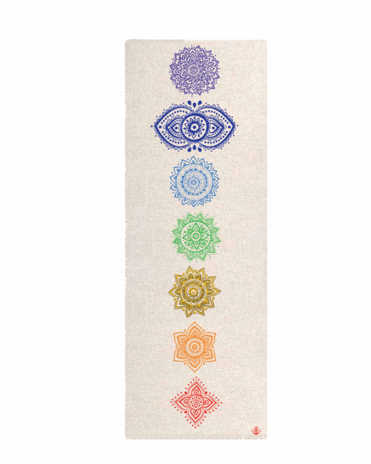 CHAKRA HEMP YOGA MAT - ScentiMelti Home Fragrance, Beauty & Gifts UK