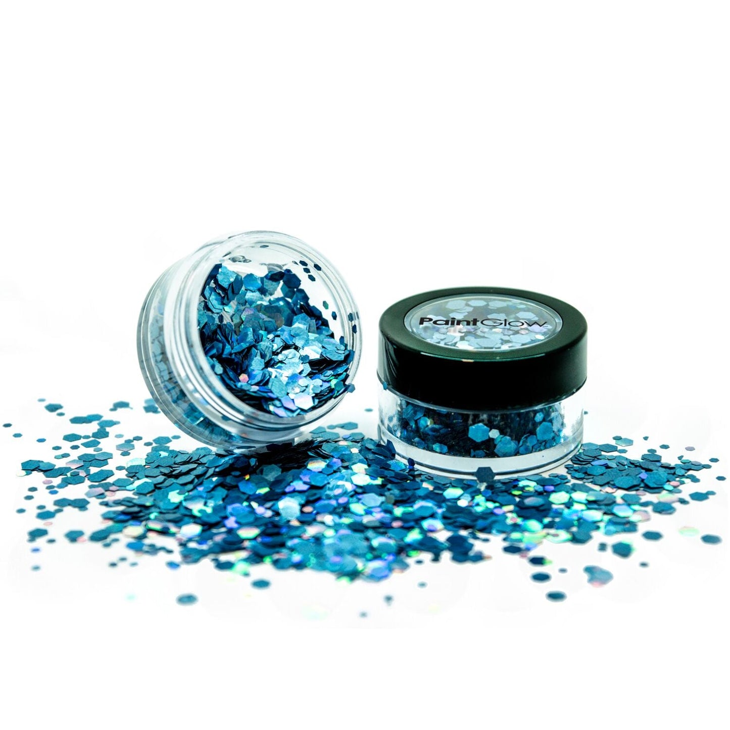 PaintGlow Holographic Chunky Glitter  – Vegan Cosmetic Glitter for Face, Body, Nails, Hair and Lip - ScentiMelti Home Fragrance, Beauty & Gifts UK