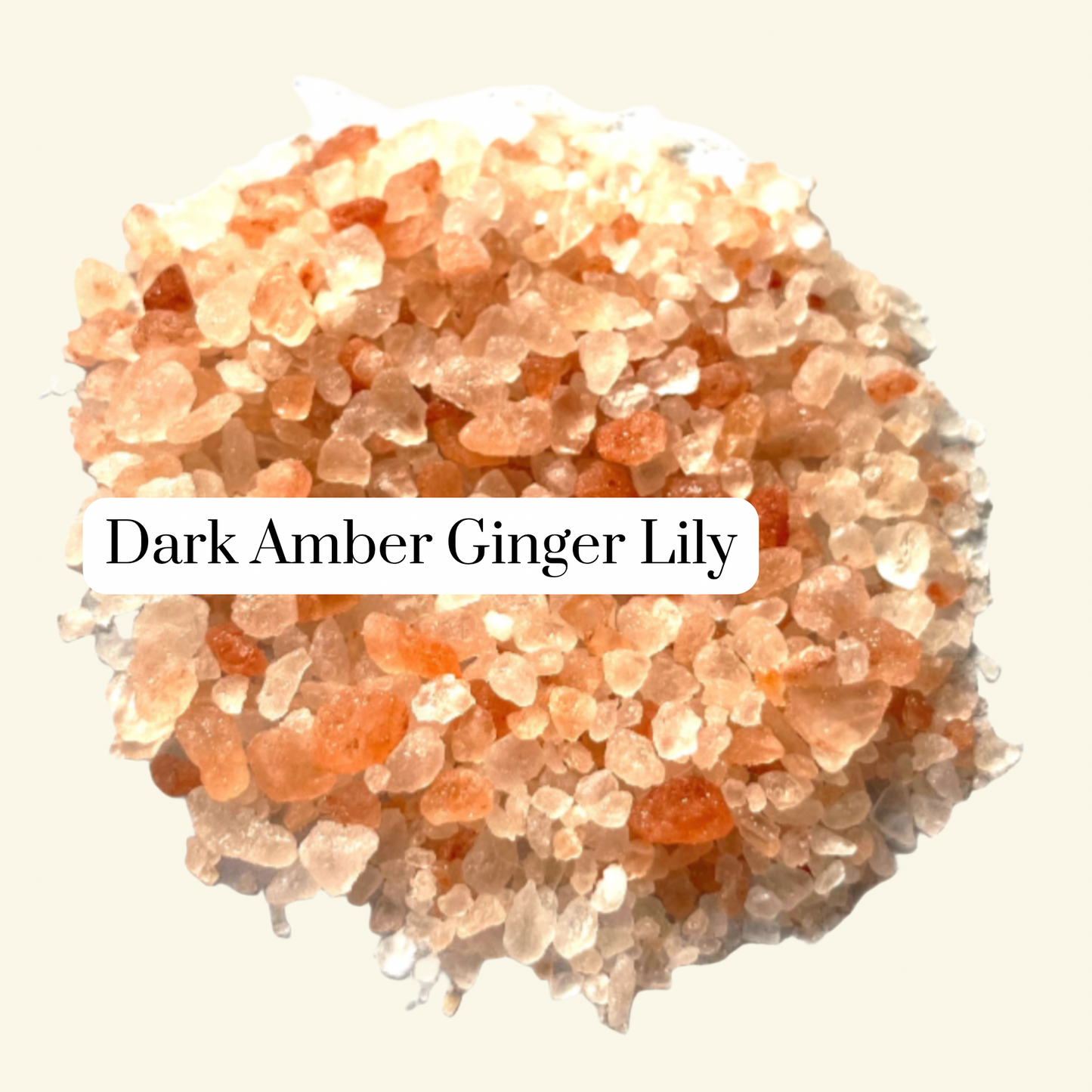 DARK AMBER GINGER LILY JM | Scented Simmering Salt Granules - ScentiMelti Home Fragrance, Beauty & Gifts UK