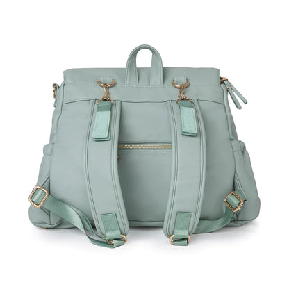 Vegan Leather Lilli Changing Bag - Mint - ScentiMelti Home Fragrance, Beauty & Gifts UK