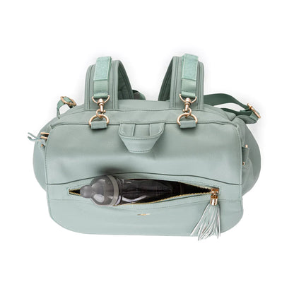 Vegan Leather Lilli Changing Bag - Mint - ScentiMelti Home Fragrance, Beauty & Gifts UK