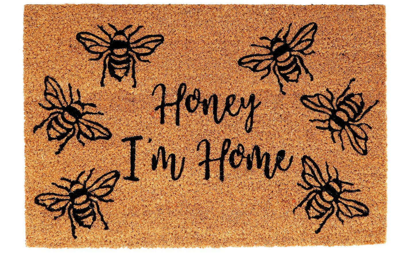 Coir Doormat with "Honey I'm Home" - ScentiMelti Home Fragrance, Beauty & Gifts UK