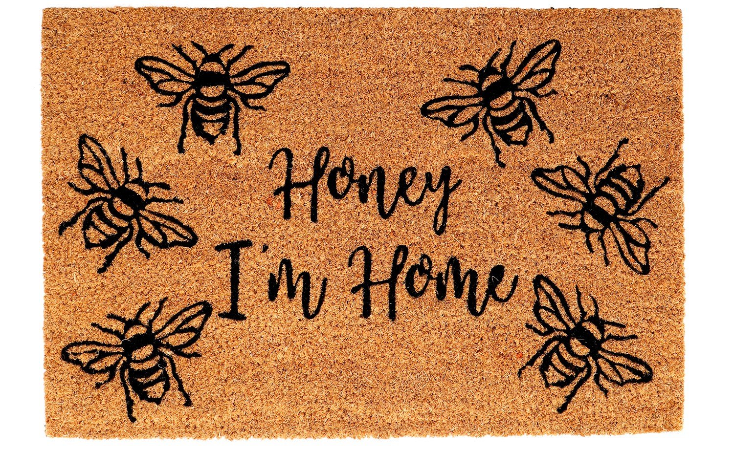 Coir Doormat with "Honey I'm Home" - ScentiMelti Home Fragrance, Beauty & Gifts UK