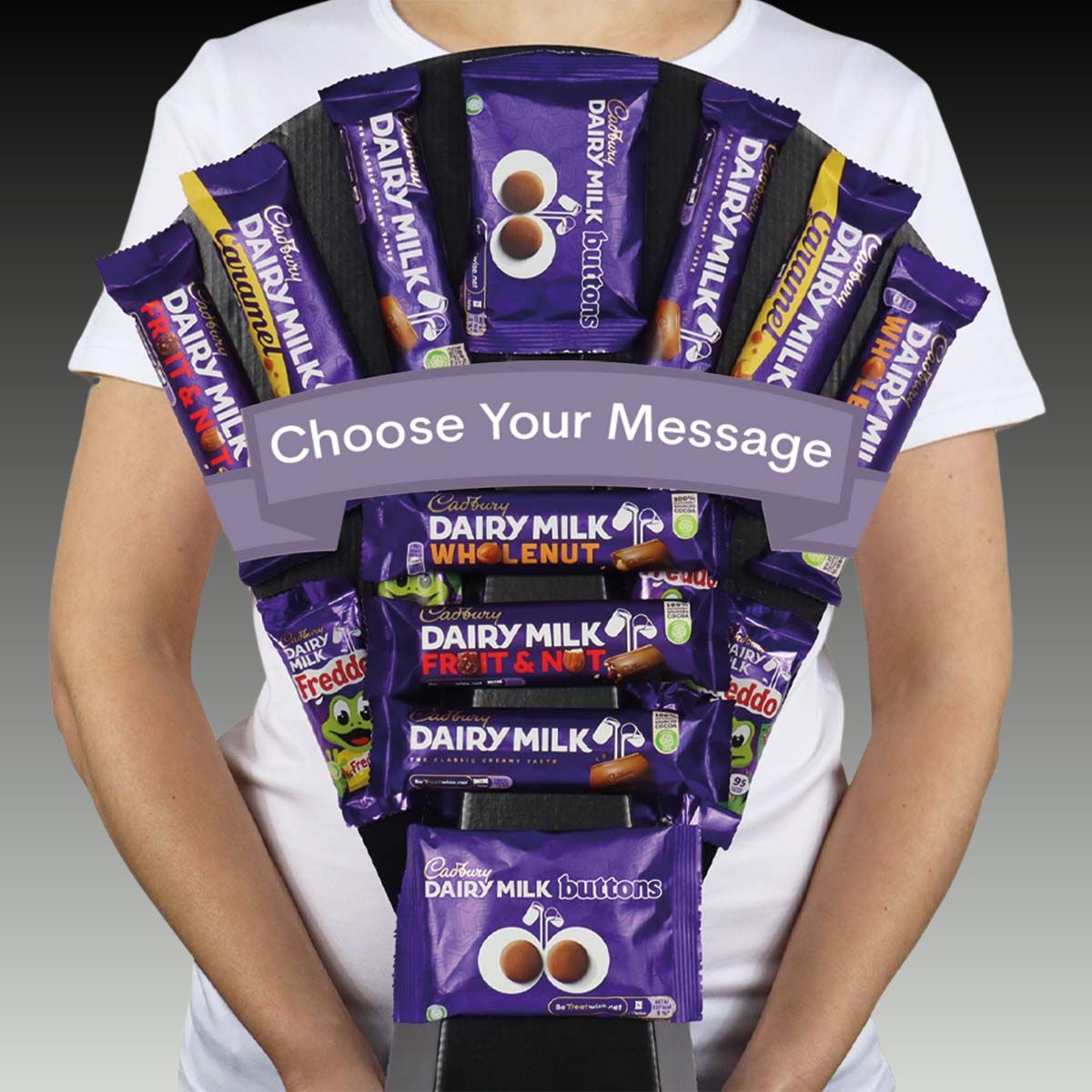 Dairy Milk Selection Chocolate Bouquet - ScentiMelti  Dairy Milk Selection Chocolate Bouquet