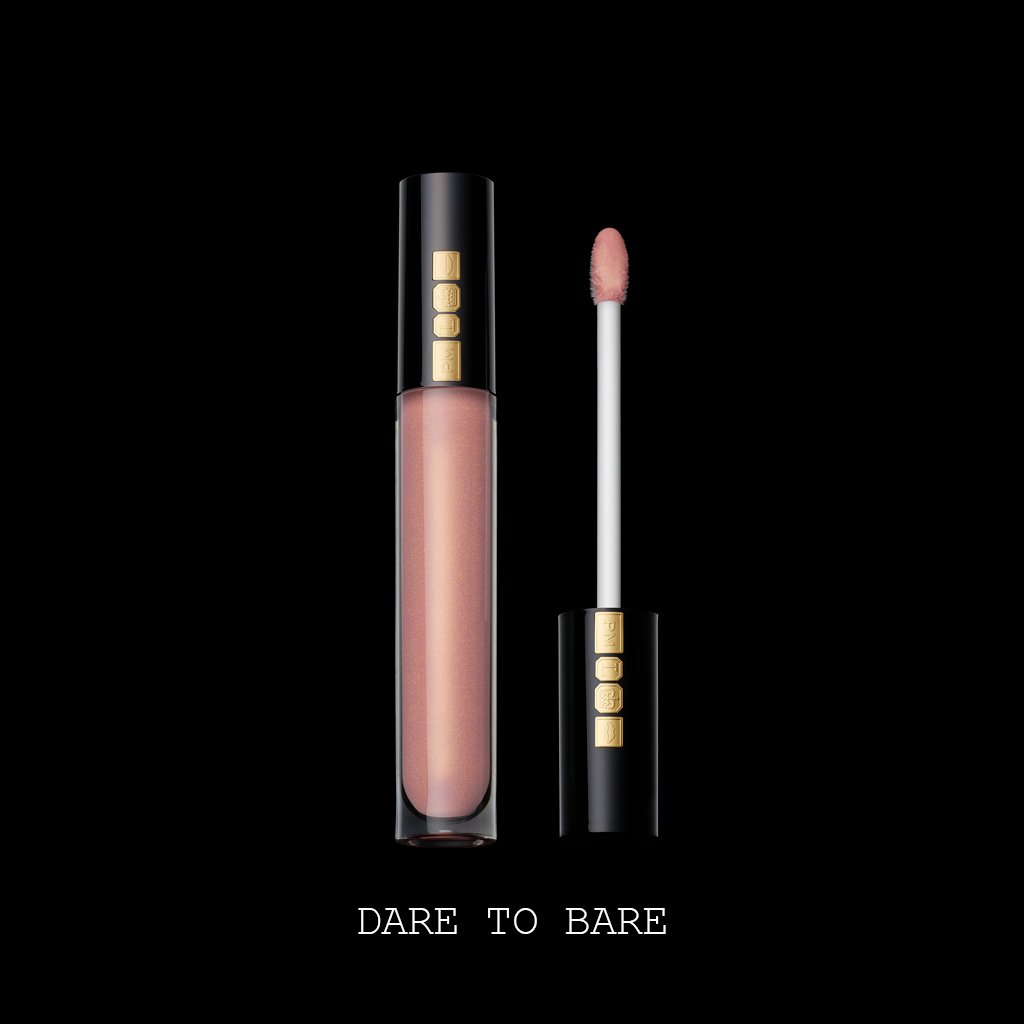 Pat McGrath Lust: Gloss Lip Gloss - Dare to Bare (Peach With Gold Shimmer) - ScentiMelti Home Fragrance, Beauty & Gifts UK