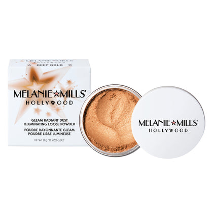 Melanie Mills Gleam Radiant Dust Shimmering Loose Powder for Face & Body - ScentiMelti Home Fragrance, Beauty & Gifts UK