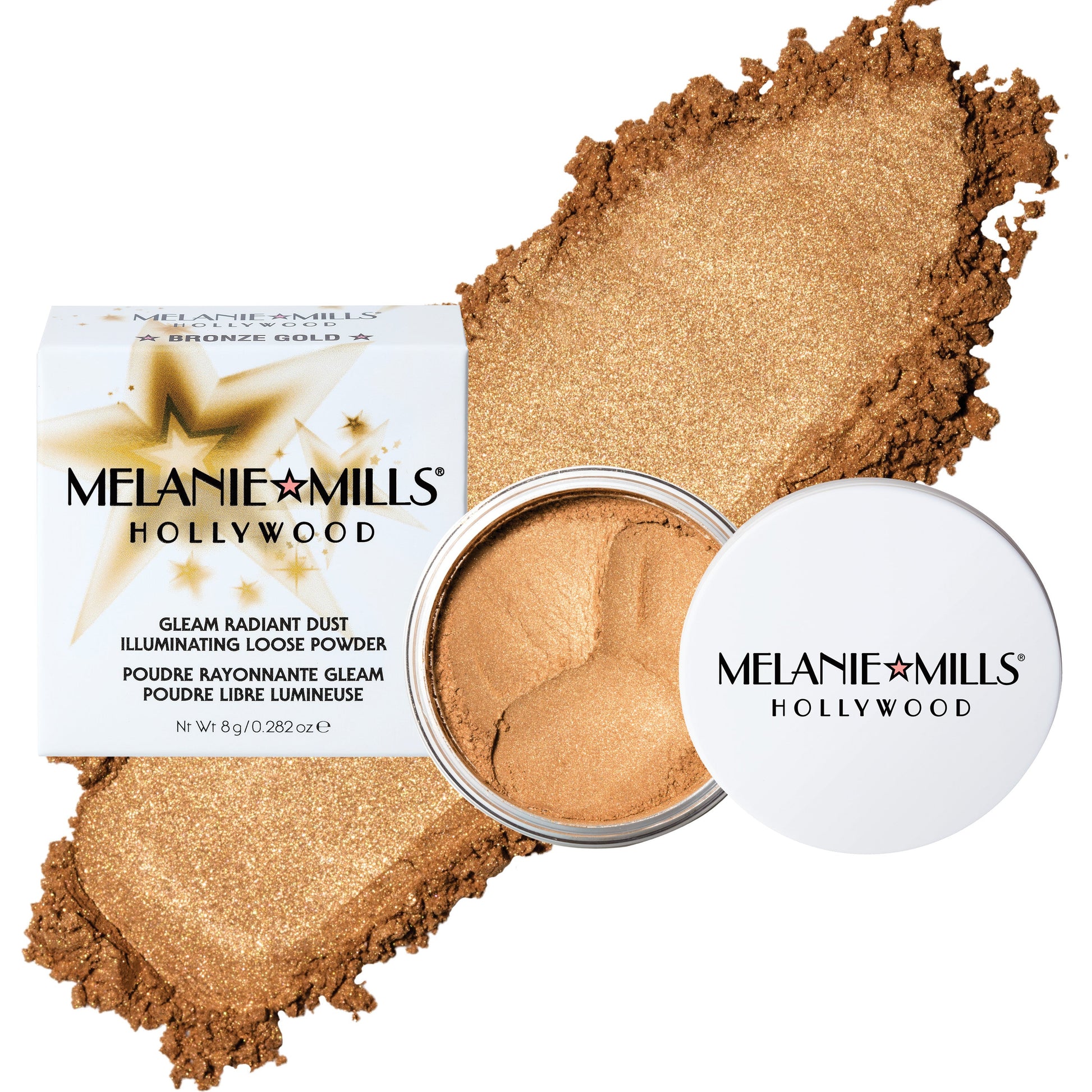 Melanie Mills Gleam Radiant Dust Shimmering Loose Powder for Face & Body - ScentiMelti Home Fragrance, Beauty & Gifts UK