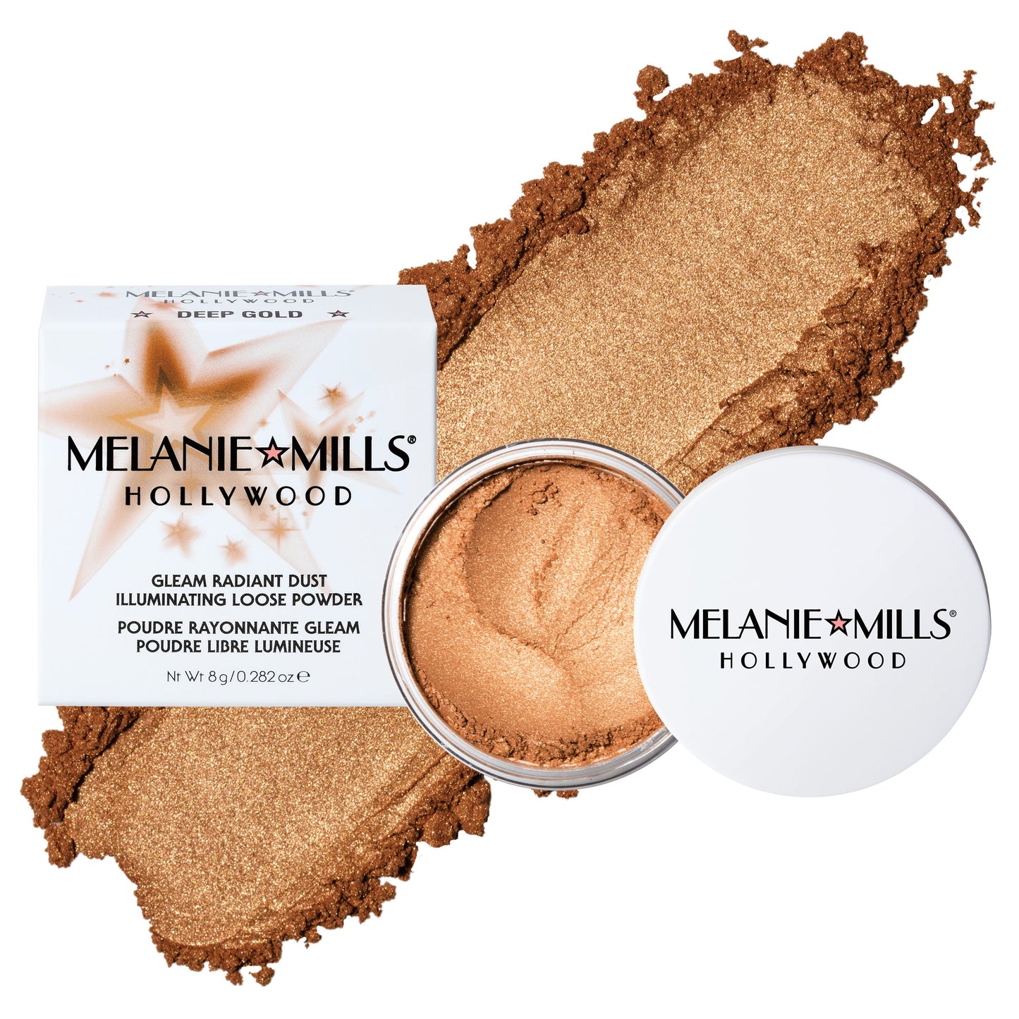 Melanie Mills Gleam Radiant Dust Shimmering Loose Powder for Face & Body - ScentiMelti Home Fragrance, Beauty & Gifts UK