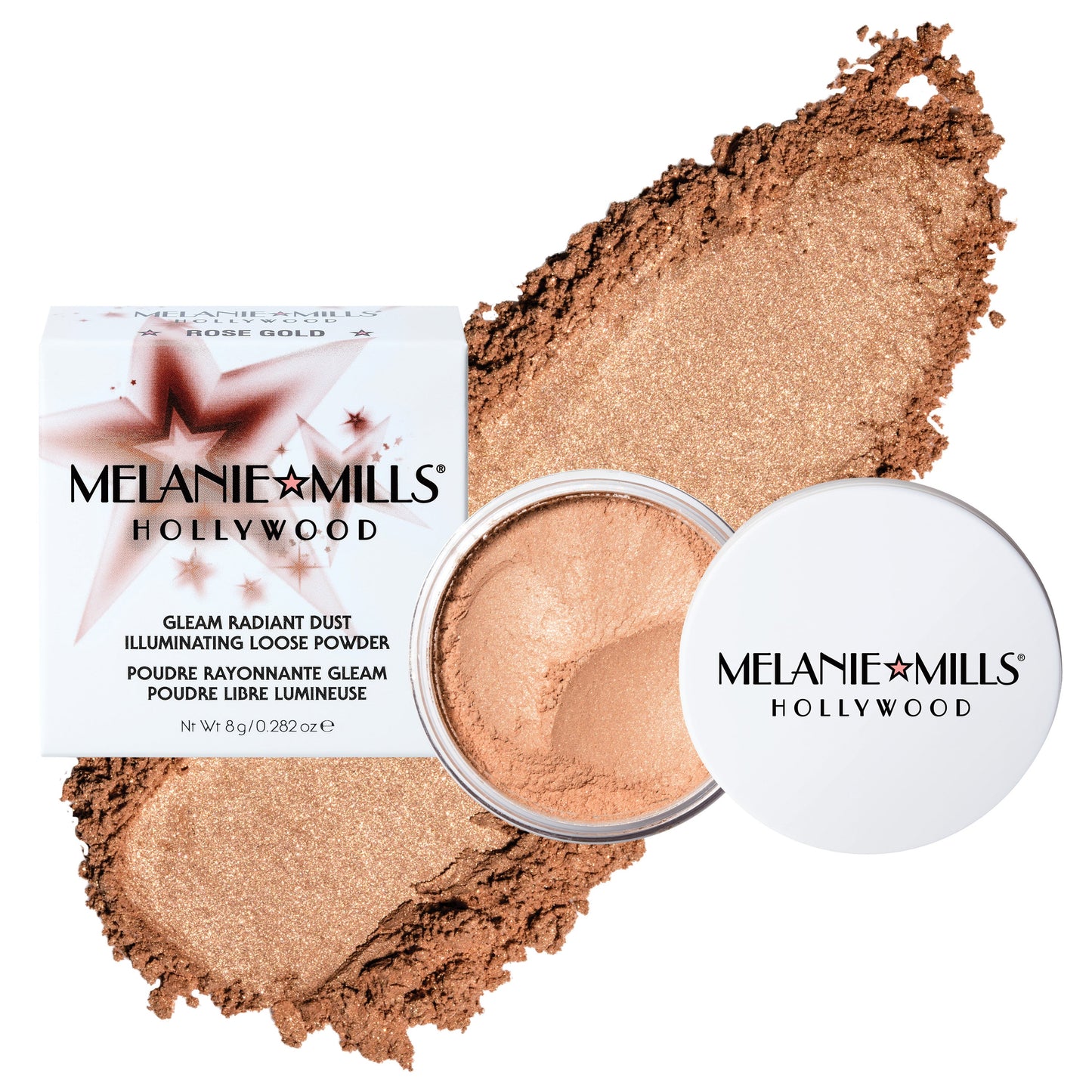 Melanie Mills Gleam Radiant Dust Shimmering Loose Powder for Face & Body - ScentiMelti Home Fragrance, Beauty & Gifts UK