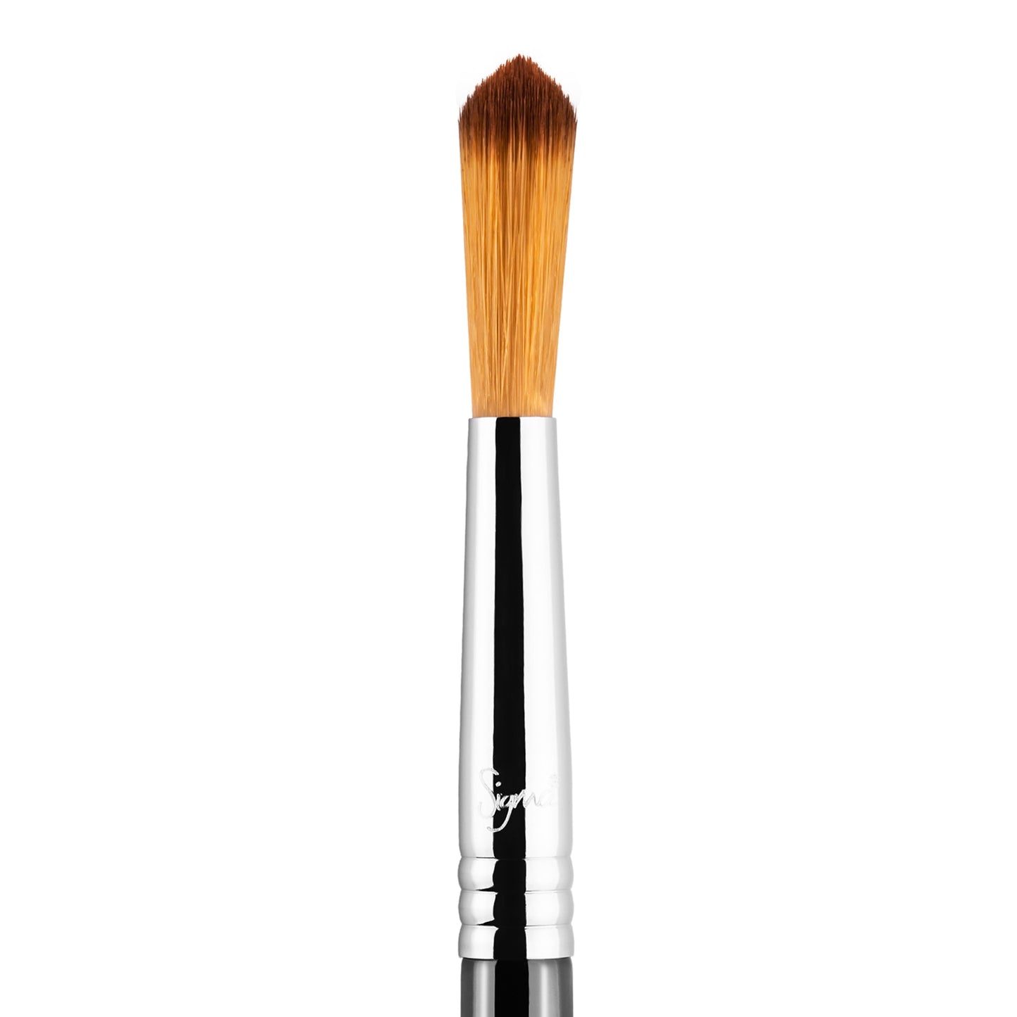 Sigma Beauty E48 Pointed Crease Brush - Black & Chrome - ScentiMelti Home Fragrance, Beauty & Gifts UK