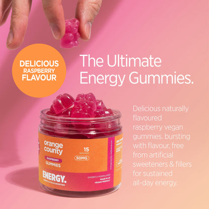 Energy | Caffeine Raspberry Gummies