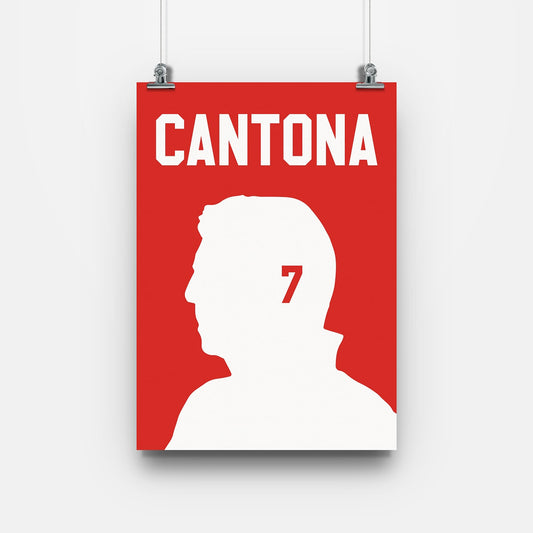 Eric Cantona Manchester United Legend Print MOTM Football ScentiMelti Wax Melts