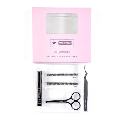 Boxed 'C' Curl Black Half Lash Ribbons® Starter Kit (With Ultimate Bond) - ScentiMelti  Boxed 'C' Curl Black Half Lash Ribbons® Starter Kit (With Ultimate Bond)