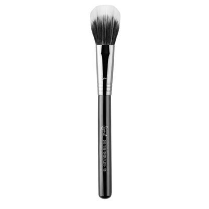 Sigma Beauty F15 Duo Fibre Powder/Blush Brush - Black/Chrome - ScentiMelti Home Fragrance, Beauty & Gifts UK