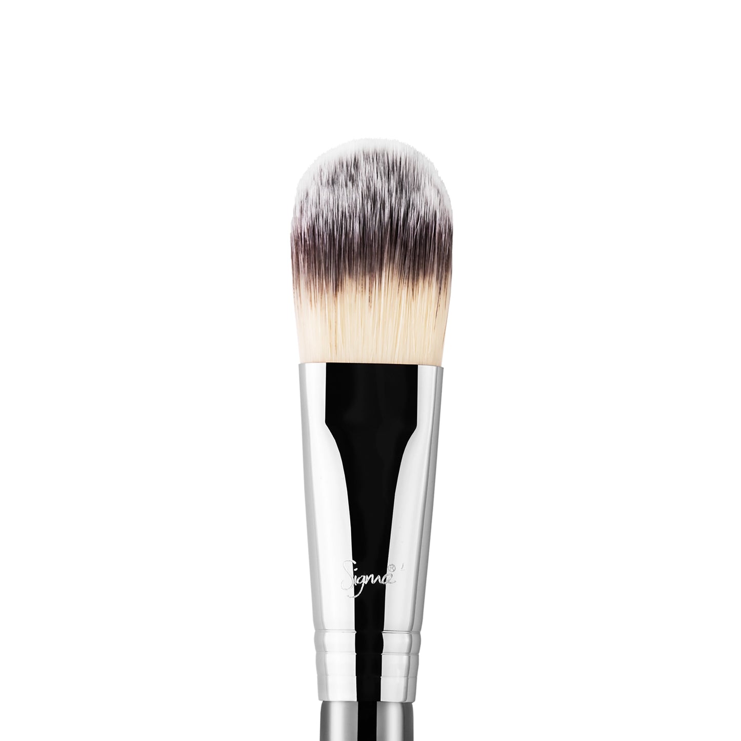 Sigma Beauty F60 Foundation Brush - Black/Chrome - ScentiMelti Home Fragrance, Beauty & Gifts UK