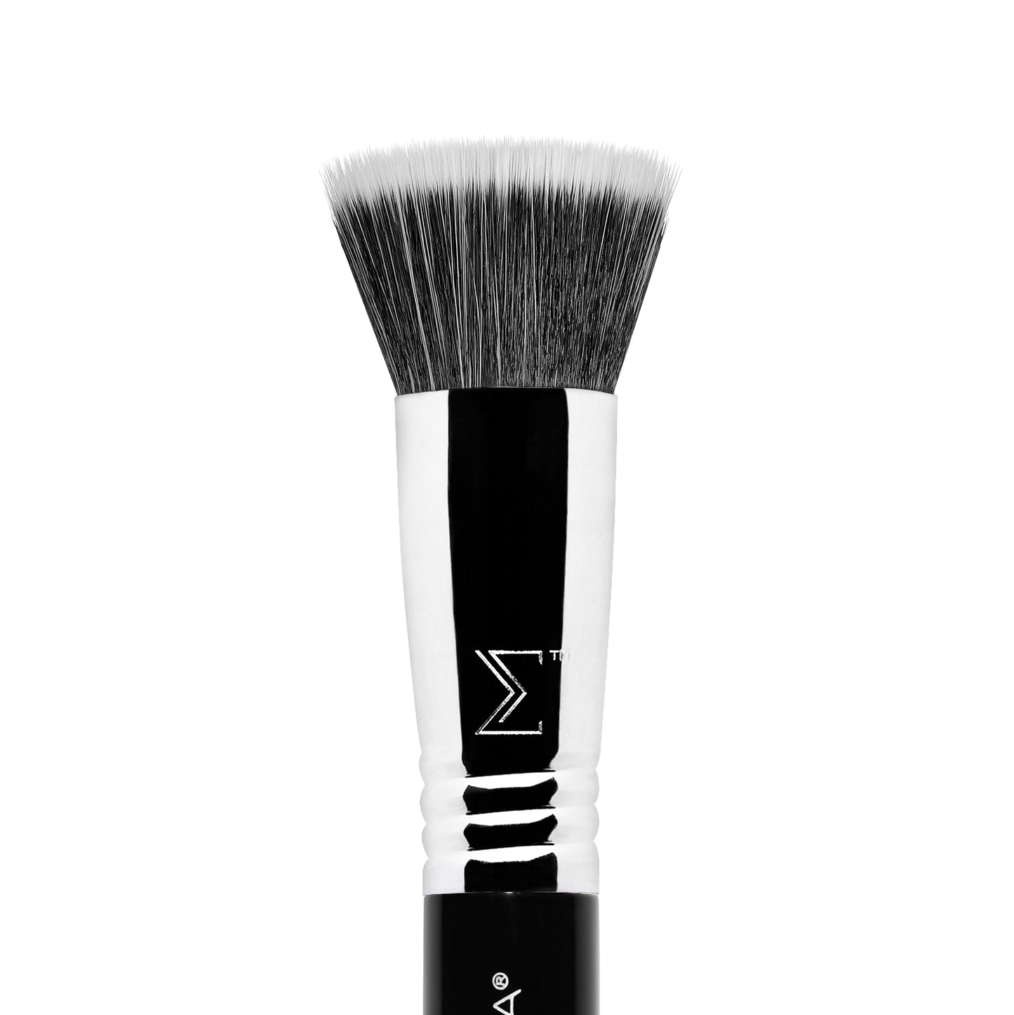 Sigma Beauty F80 Air Flat Kabuki Brush - Black/Chrome - ScentiMelti Home Fragrance, Beauty & Gifts UK