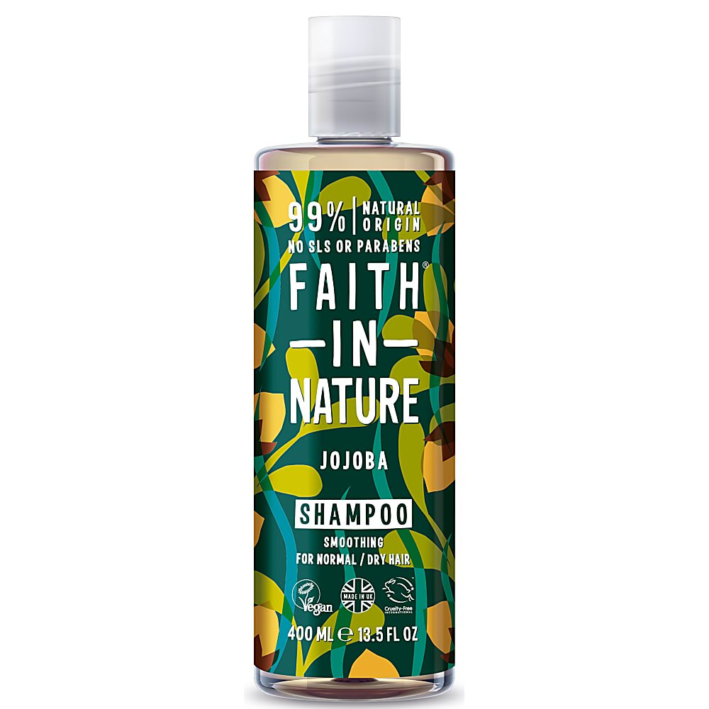 Faith in Nature Organic Jojoba Natural Shampoo 400ml - ScentiMelti Home Fragrance, Beauty & Gifts UK