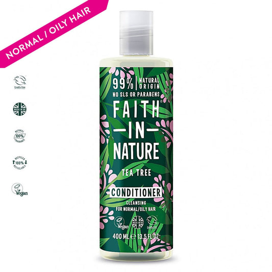 Faith in Nature Tea Tree Natural Conditioner, 400ml - ScentiMelti Home Fragrance, Beauty & Gifts UK