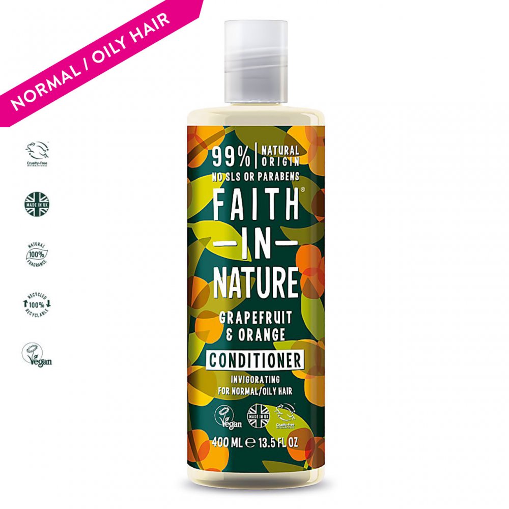 Faith in Nature Grapefruit & Orange Natural Conditioner, 400ml - ScentiMelti Home Fragrance, Beauty & Gifts UK