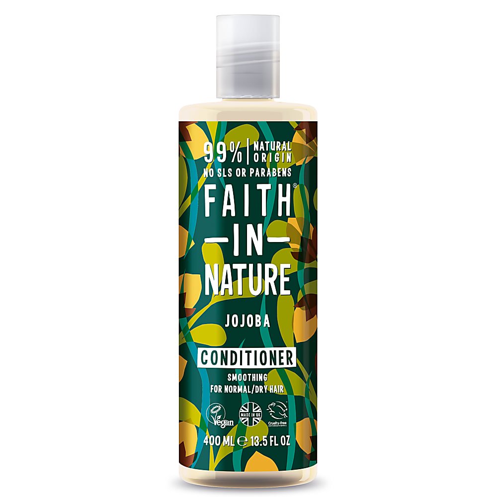 Faith in Nature Organic Jojoba Natural Conditioner 400ml - ScentiMelti Home Fragrance, Beauty & Gifts UK