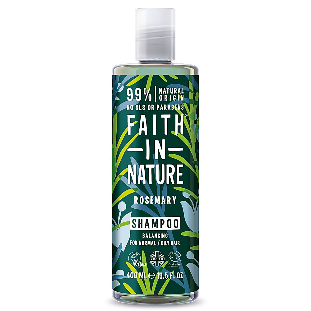 Faith in Nature Rosemary Shampoo, 400ml - ScentiMelti Home Fragrance, Beauty & Gifts UK