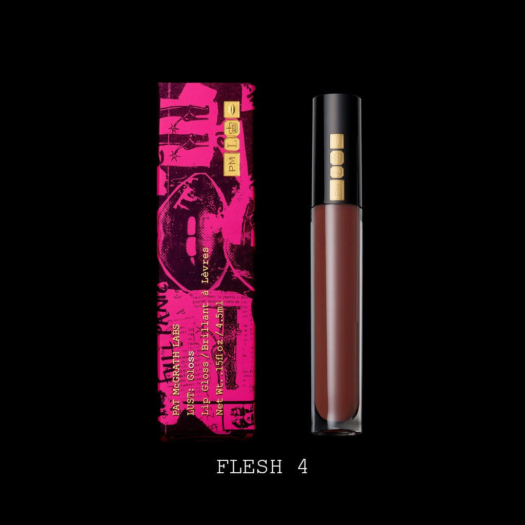 Pat McGrath Lust: Gloss Lip Gloss - Flesh 4 (Warm Mid-tone Brown) - ScentiMelti Home Fragrance, Beauty & Gifts UK