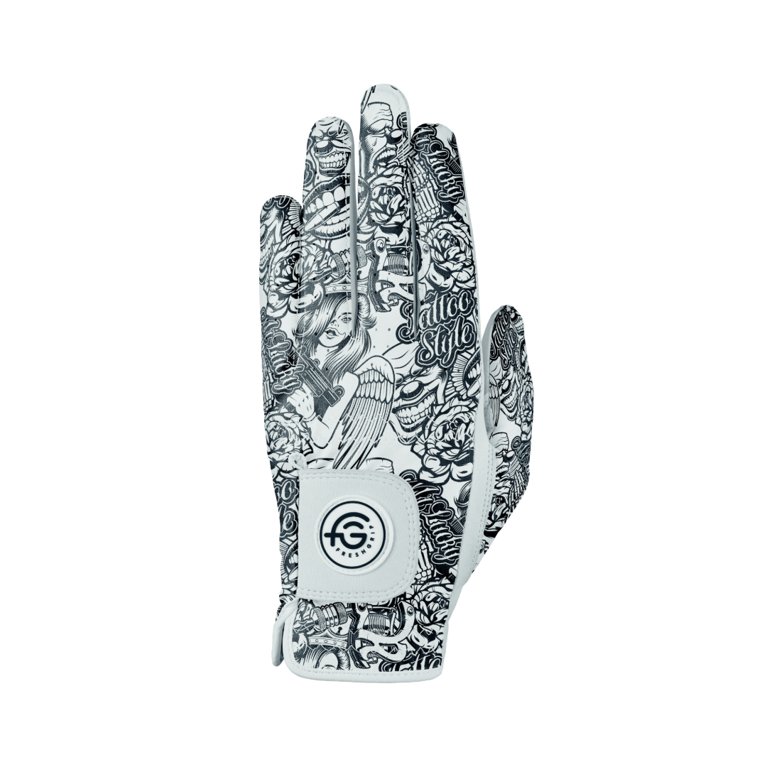 Tattoo Golf Glove | Motif Collection - ScentiMelti Home Fragrance, Beauty & Gifts UK