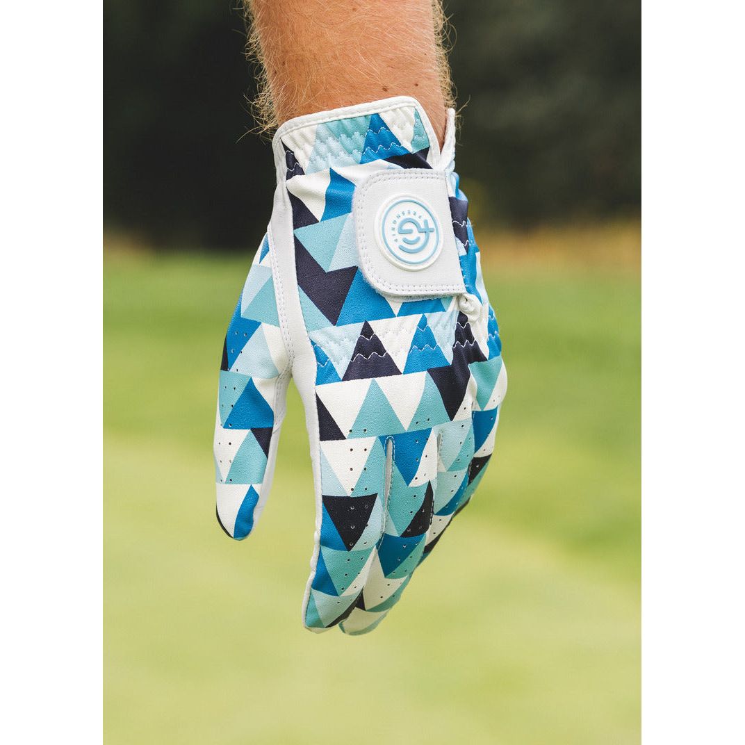 Geometric Golf Glove | Motif Collection - ScentiMelti Home Fragrance, Beauty & Gifts UK