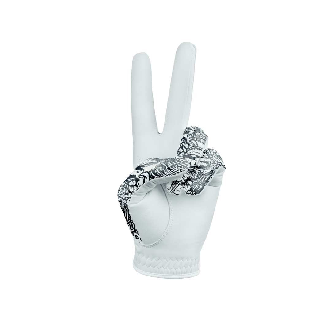 Tattoo Golf Glove | Motif Collection - ScentiMelti Home Fragrance, Beauty & Gifts UK