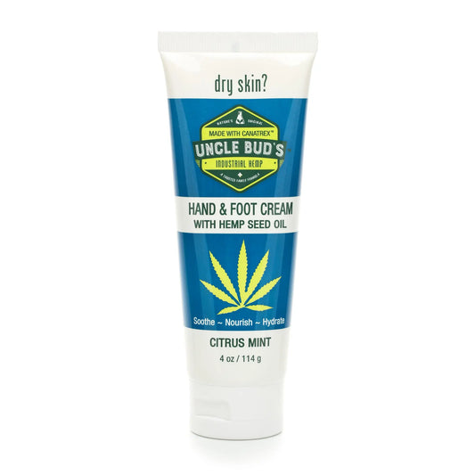 Uncle Bud’s Hemp Hand & Foot Cream, 113g - ScentiMelti Home Fragrance, Beauty & Gifts UK