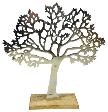 Large Silver Tree Ornament 42cm Billies Inks ScentiMelti Wax Melts