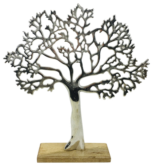 Large Silver Tree Ornament 42cm Billies Inks ScentiMelti Wax Melts