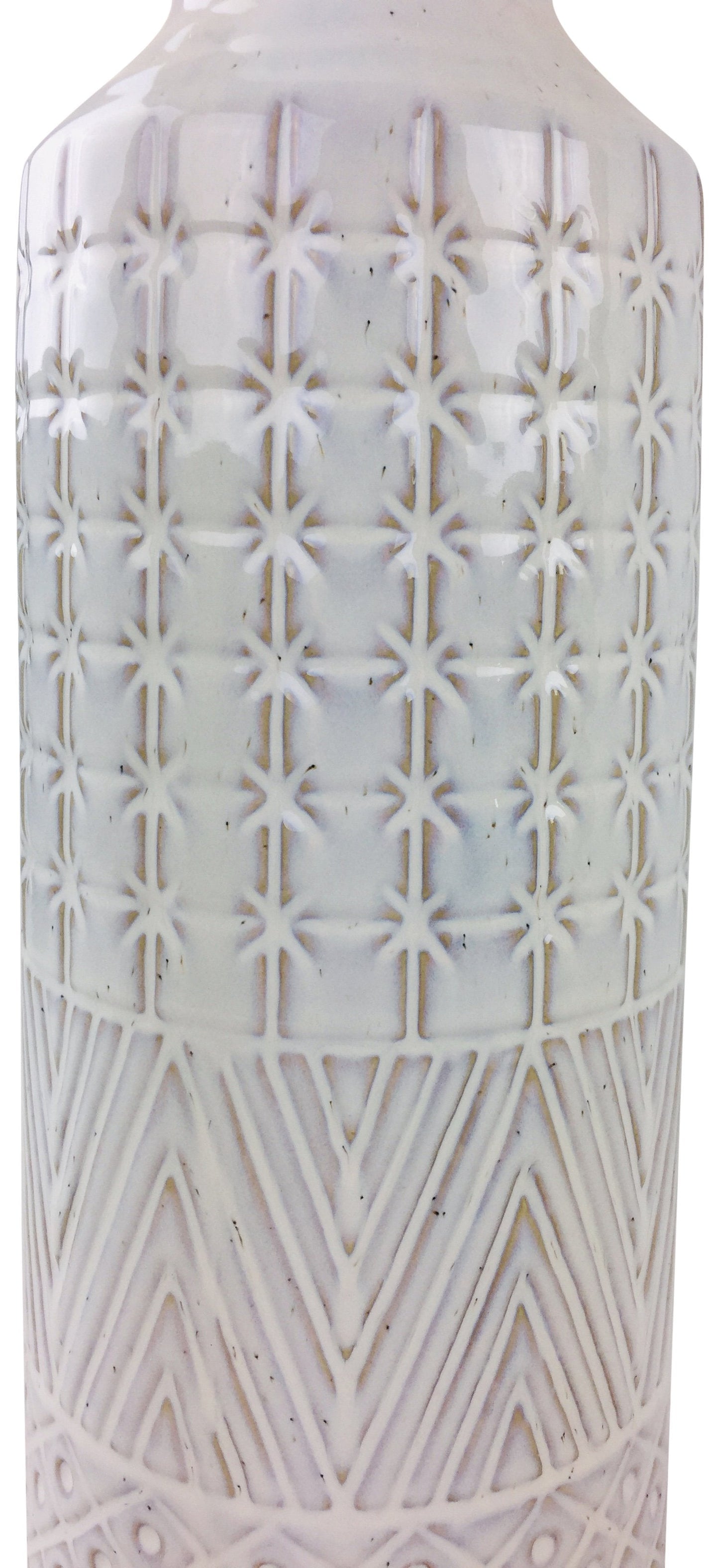 White Star Textured Stoneware Vase 44cm Billies Inks ScentiMelti Wax Melts