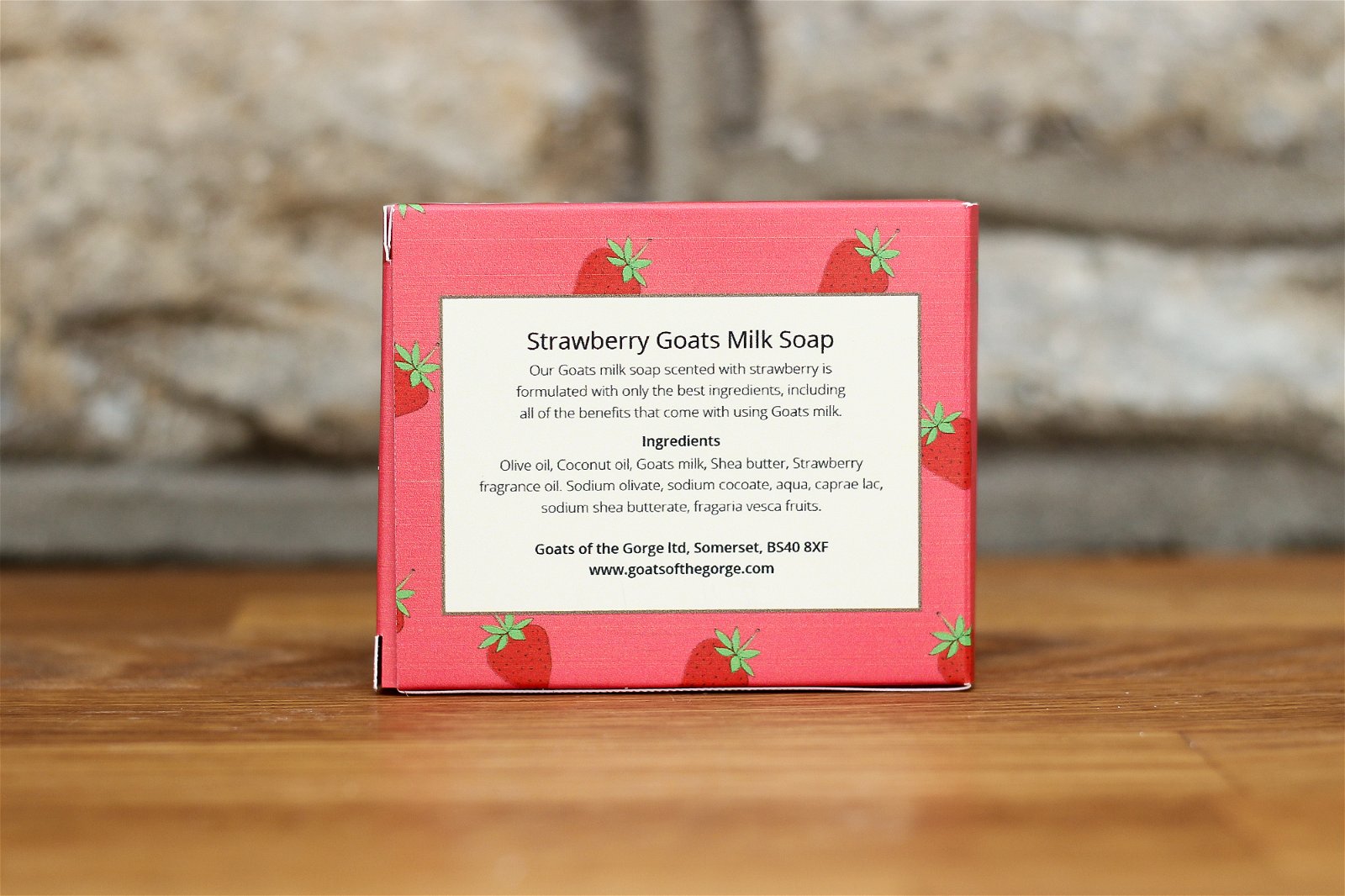 Goats Milk Soap Strawberry - ScentiMelti Home Fragrance, Beauty & Gifts UK