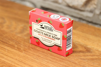 Goats Milk Soap Strawberry - ScentiMelti Home Fragrance, Beauty & Gifts UK