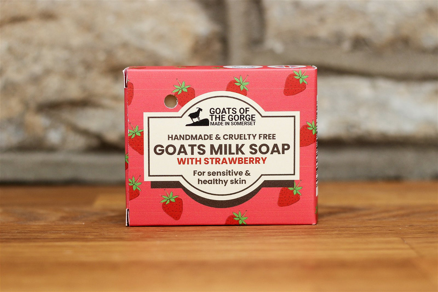 Goats Milk Soap Strawberry - ScentiMelti Home Fragrance, Beauty & Gifts UK