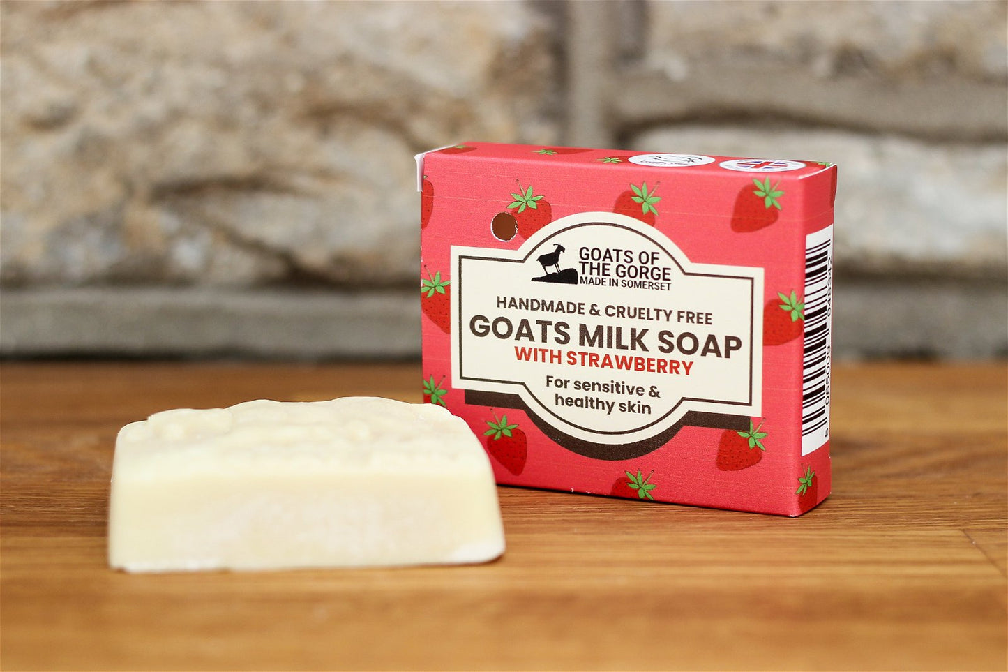 Goats Milk Soap Strawberry - ScentiMelti Home Fragrance, Beauty & Gifts UK