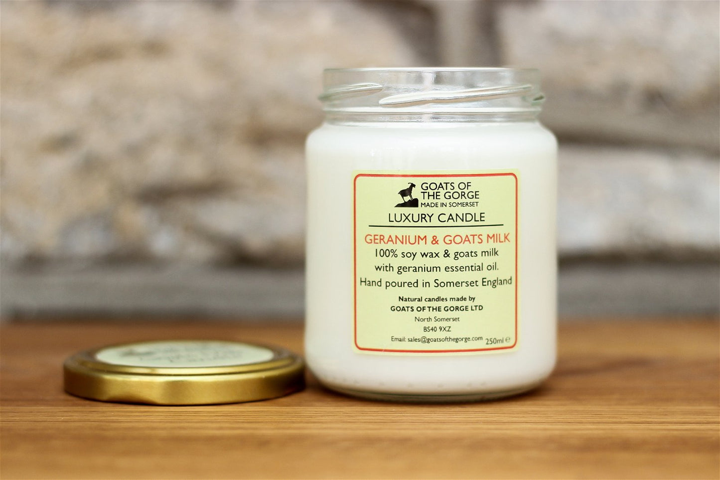 Goats Milk Geranium Candle - ScentiMelti Home Fragrance, Beauty & Gifts UK