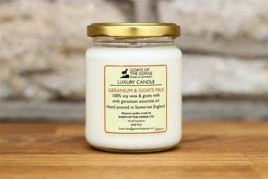 Goats Milk Geranium Candle - ScentiMelti Home Fragrance, Beauty & Gifts UK