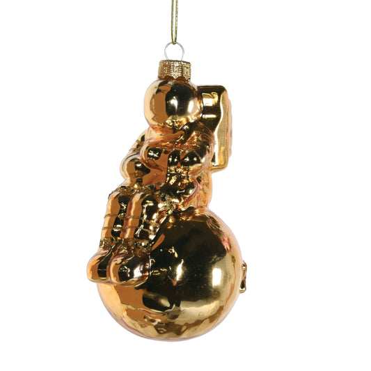 Gold Astronaut Christmas Decoration www.ellajames.co.uk ScentiMelti Wax Melts